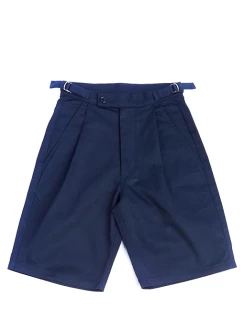 Navy Boys Side Tab Short by Bethells Uniforms