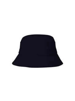 Plain Navy Bucket Hat with toggle by Headwear