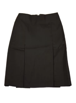Plain Black Girls Box Pleat Skirt by Bethells Uniforms