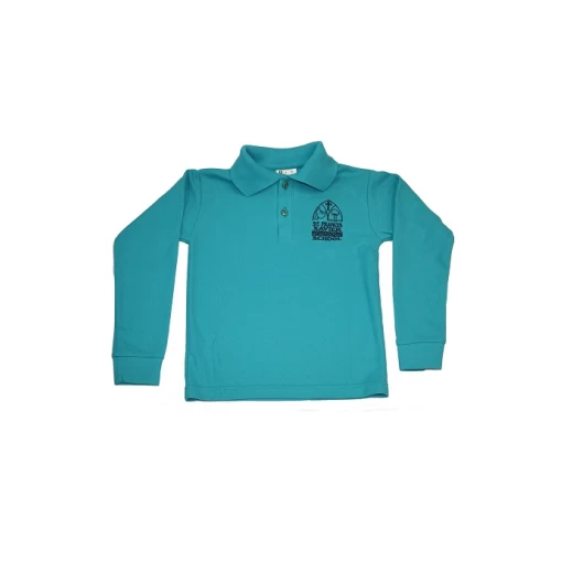 St Francis Xavier School Long Sleeve Polo RESIZED St Francis Xavier School Long Sleeve Polo RESIZED