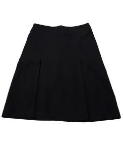 Plain Navy Box Pleat Skirt by Bethells Uniforms