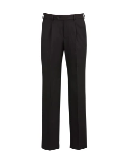 Plain Black Mens Trouser by Biz